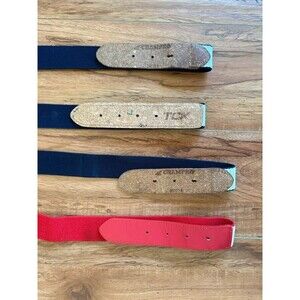 Lot of 4 Baseball Belts